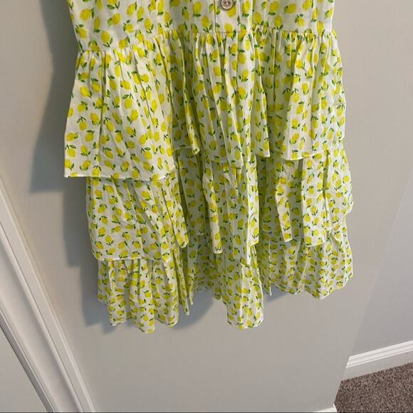 NWT Caroline Constas Crete Mini Dress Lemon Fruit XS - Picture 6 of 12